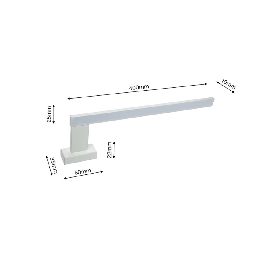 LED За баня Стенна лампа SHINE 1xLED/11W/230V IP44