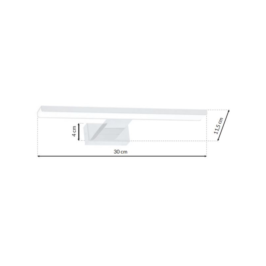 LED За баня Стенна лампа SHINE 1xLED/7W/230V IP44