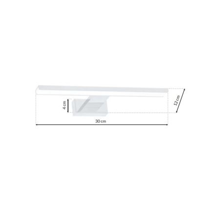 LED За баня Стенна лампа SHINE 1xLED/7W/230V IP44