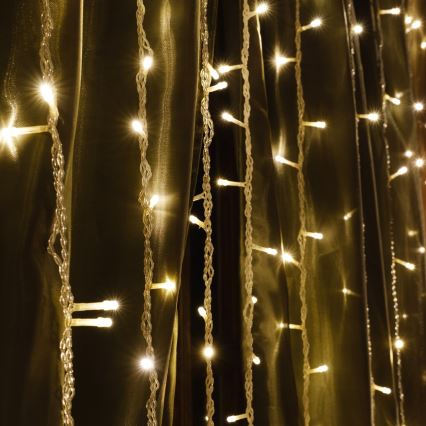 LED  завеса ESTELLA 47xLED/8 режима 3,5 m топла бяла