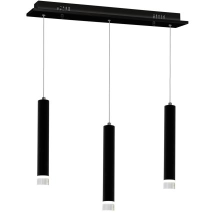 LED Кабелен полилей CARBON 3xLED / 15W / 230V