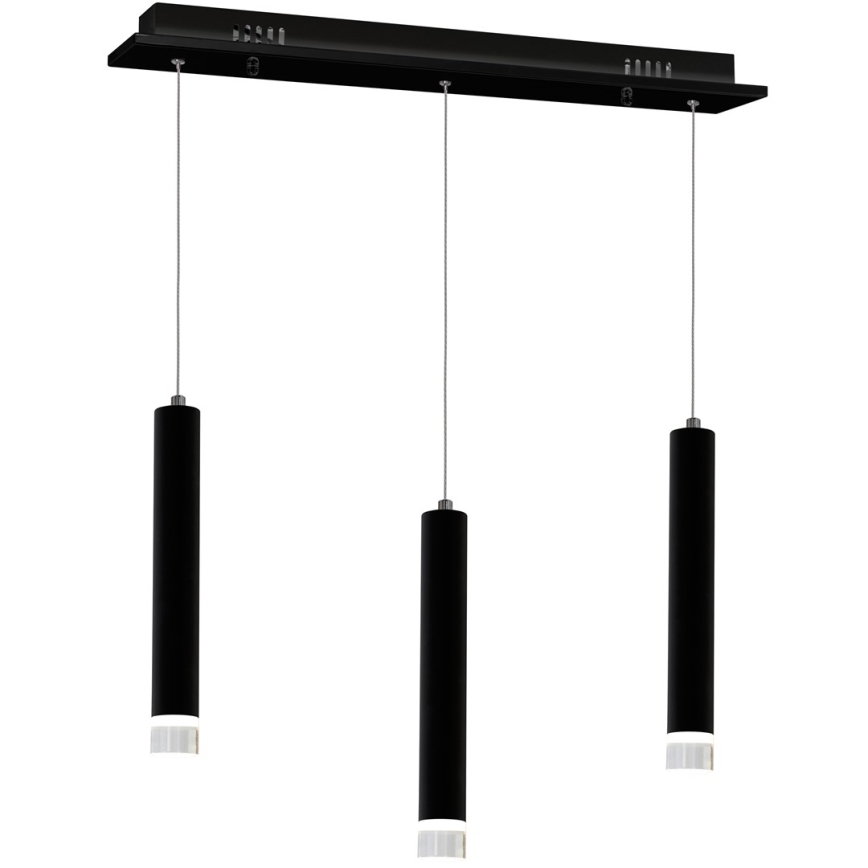 LED Кабелен полилей CARBON 3xLED / 15W / 230V