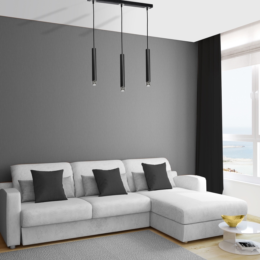 LED Кабелен полилей DANI 3xGU10 / 8W / 230V
