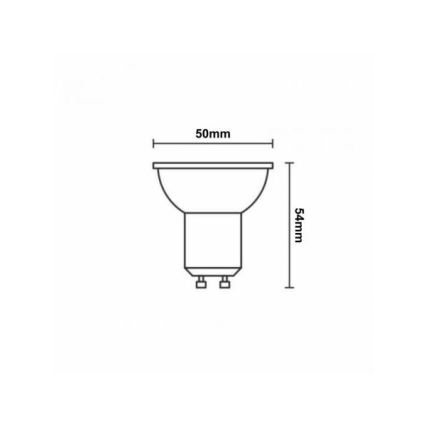 LED Керамичен крушка GU10/9,5W/230V 4000K