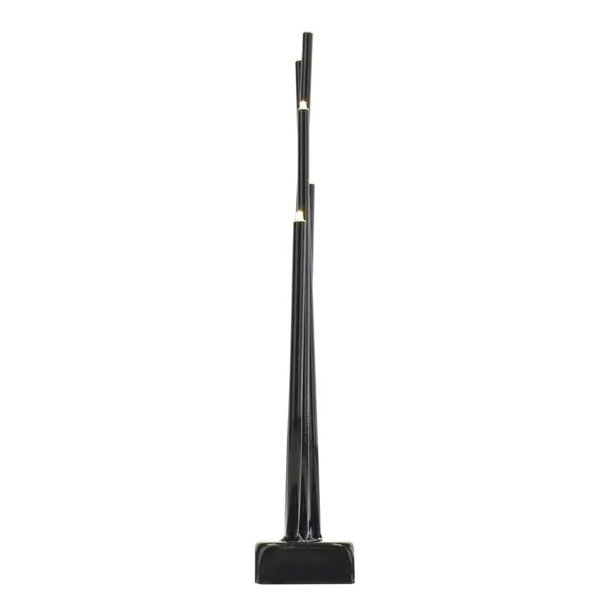 LED Коледен свещник 6xLED/2xAA черен