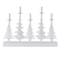LED Коледен свещник LED/2xAA бял