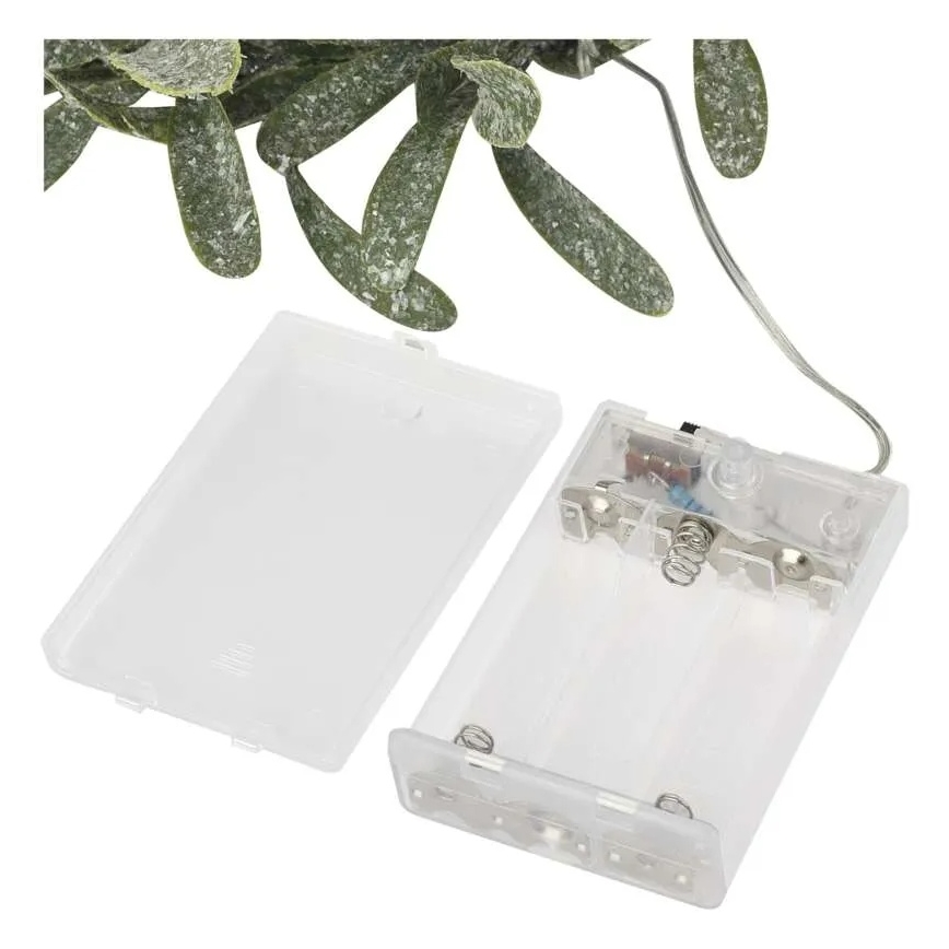 LED Коледен венец 25xLED/3xAA Ø 35 см