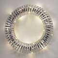 LED коледен венец 30xLED/3xAA Ø 40 cm топла бяла венец/сребрист