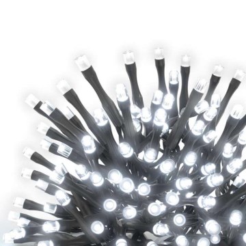 LED коледен външен гирлянд 100xLED/15m IP44 студено бяло