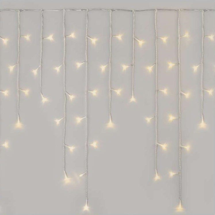 LED коледен външен гирлянд 300xLED/8 режима 10m IP44 топла бяла + дистанционно управление