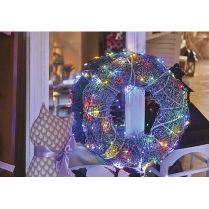 LED коледен външен гирлянд 75xLED/12,5m IP44 многоцветен