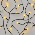 LED Коледен външен гирлянд 80xLED/3xAA 6,1m IP44 топла бяла