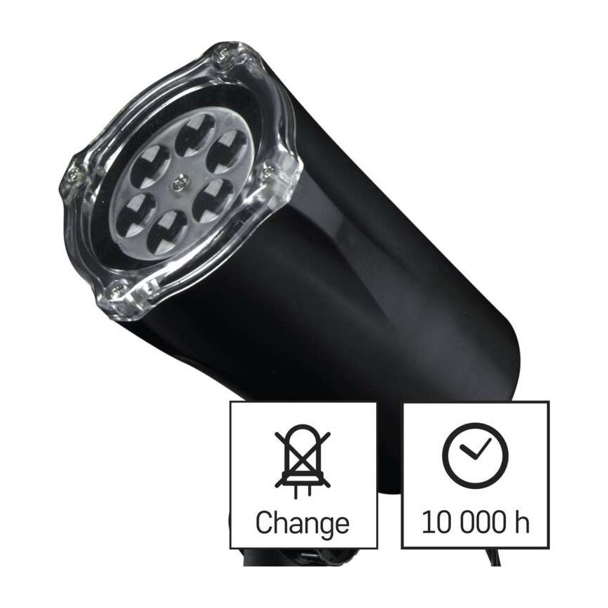 LED коледен външен прожектор LED/3,6W/230V IP44 студено бяло