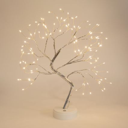 LED Коледна декорация 102xLED/3xAA топло бяла