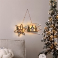 LED коледна декорация 10xLED/2xAA комета