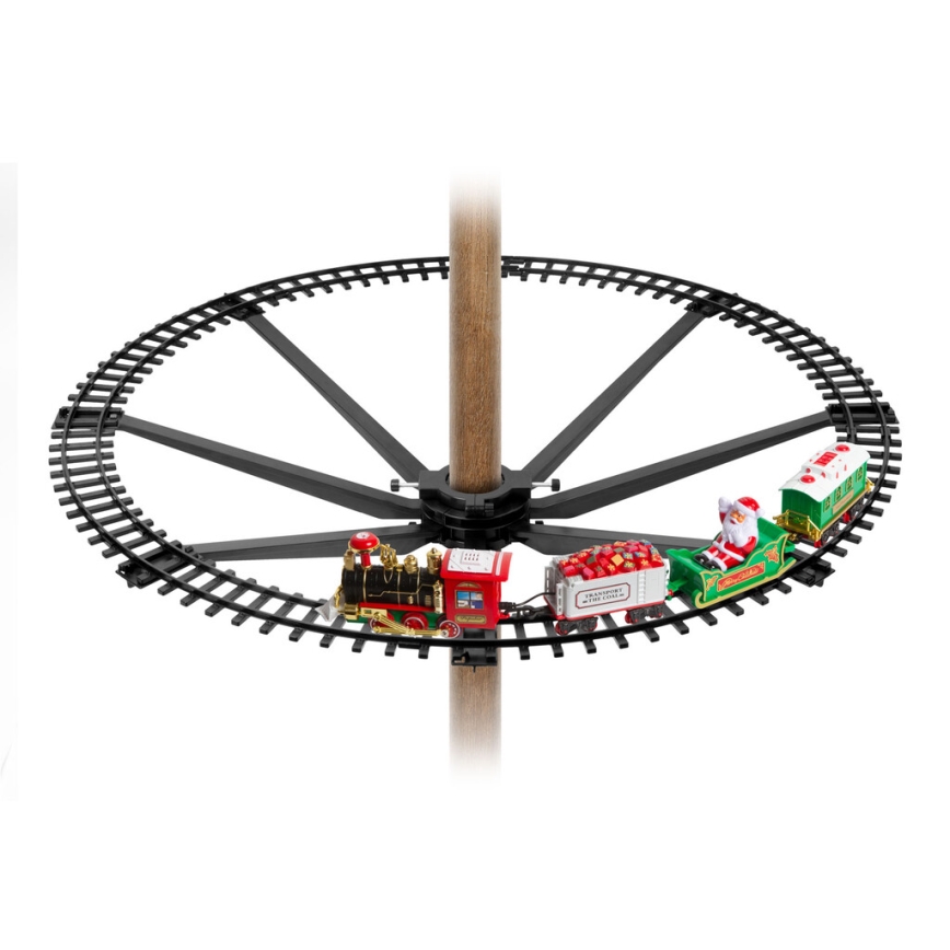 LED Коледна декорация 10xLED/4xAA влакче