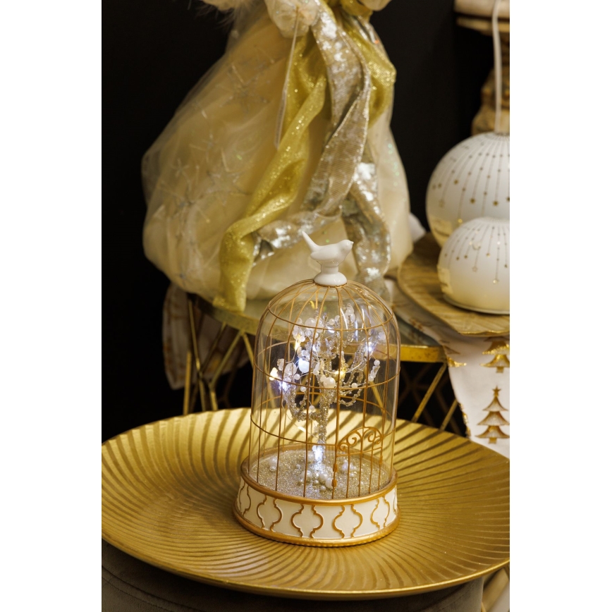 LED Коледна декорация 12xLED/3xAAA топло бял