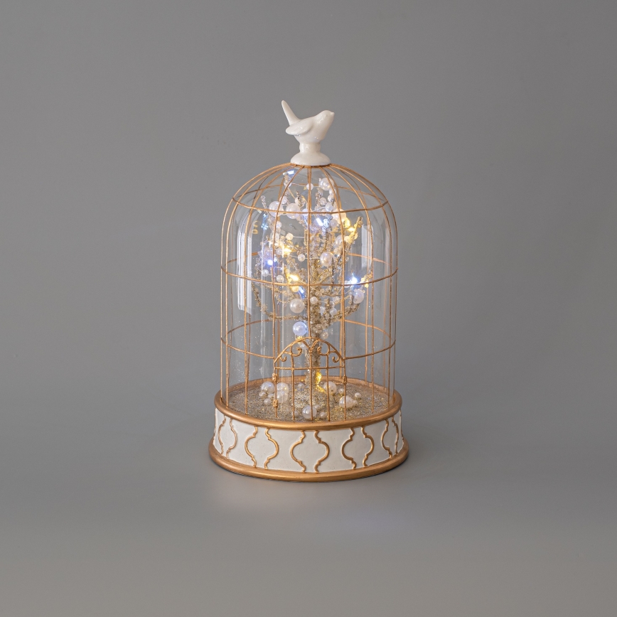 LED Коледна декорация 12xLED/3xAAA топло бял