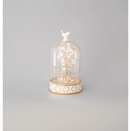 LED Коледна декорация 12xLED/3xAAA топло бял