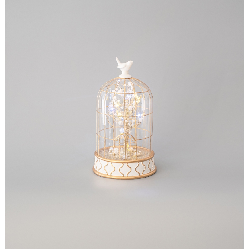 LED Коледна декорация 12xLED/3xAAA топло бял