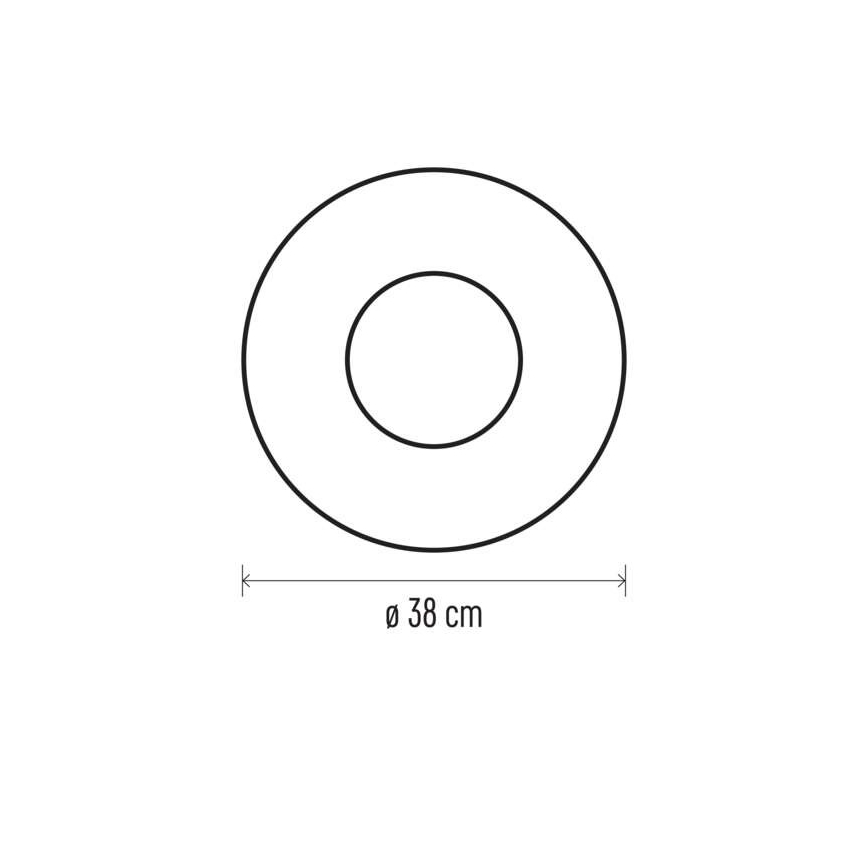 LED Коледна декорация 20xLED/2xAA ⌀ 38см