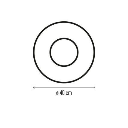LED Коледна декорация 20xLED/2xAA ⌀ 40см