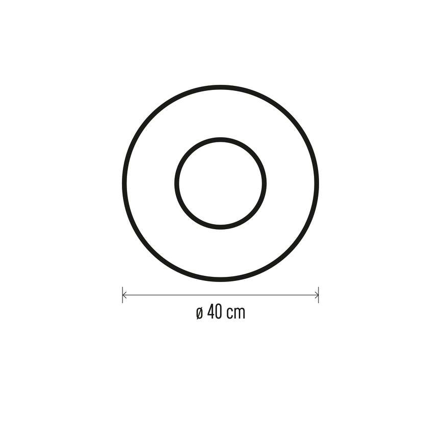 LED Коледна декорация 20xLED/2xAA ⌀ 40см