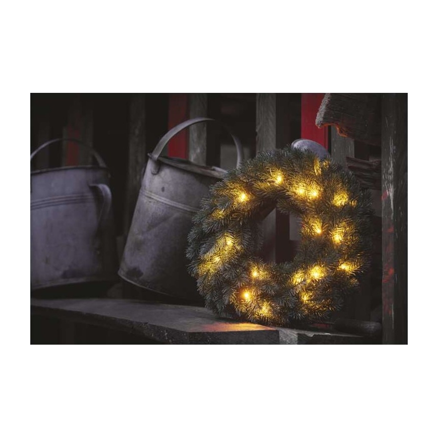 LED Коледна декорация 20xLED/2xAA ⌀ 40см