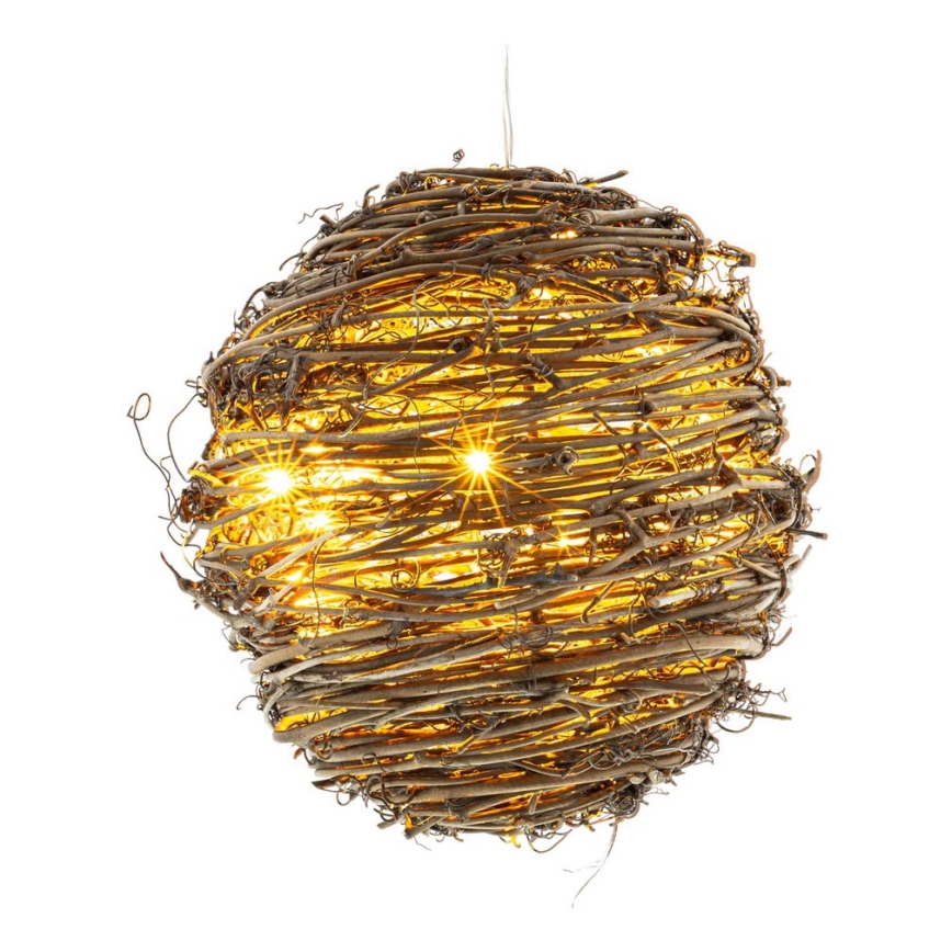 LED Коледна декорация 20xLED/3xAA топло бяло