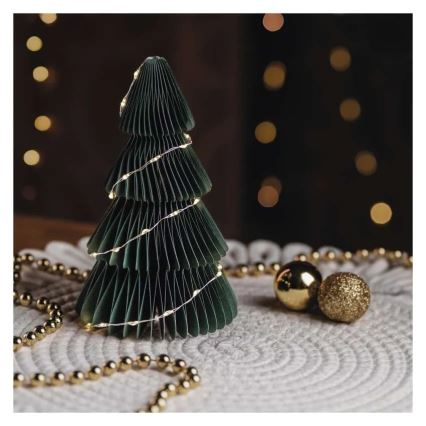 LED коледна декорация 35xLED/2xAA елха