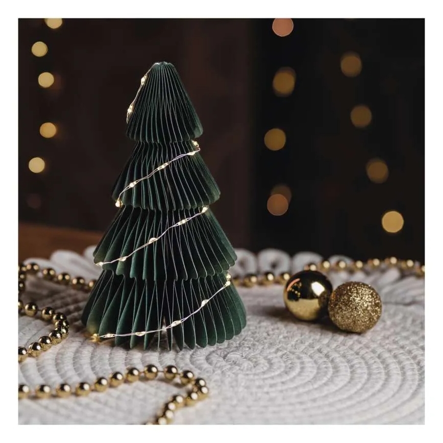 LED коледна декорация 35xLED/2xAA елха