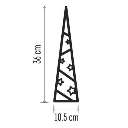 LED Коледна декорация 8xLED/2xAA