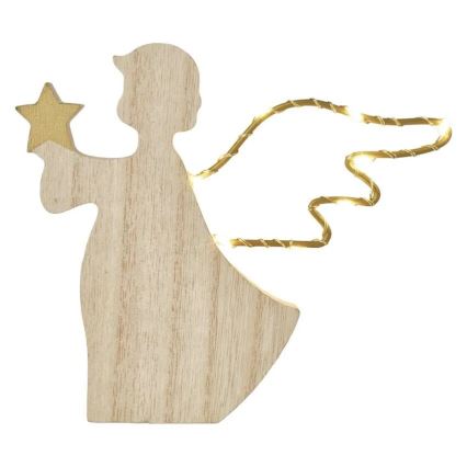 LED коледна декорация 8xLED/2xAAA ангел