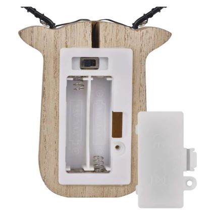 LED Коледна декорация 8xLED/2xAAA елен