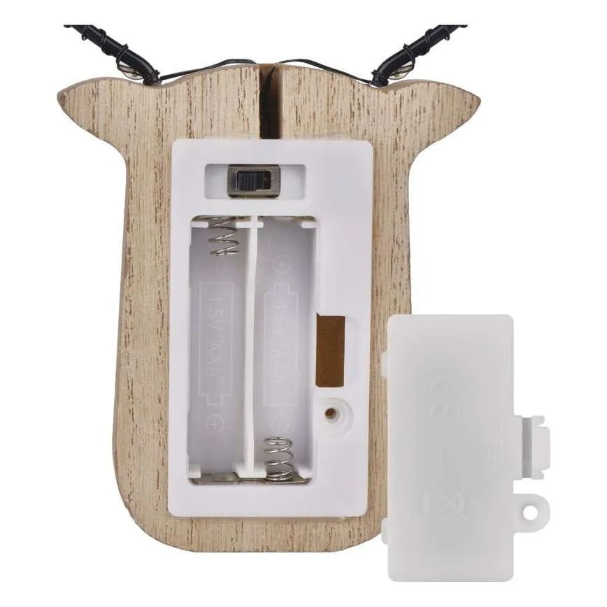 LED Коледна декорация 8xLED/2xAAA елен