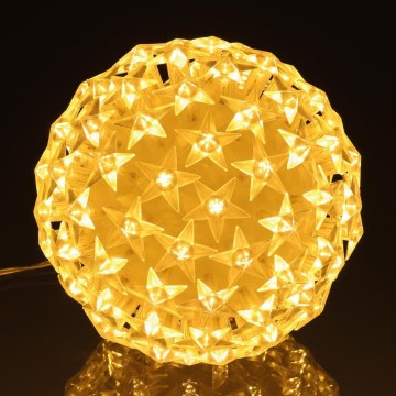 LED Коледна декорация LED/230V/топло бял сфера