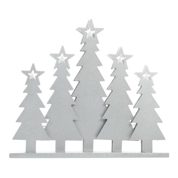 LED Коледна декорация LED/2xAAA елхи