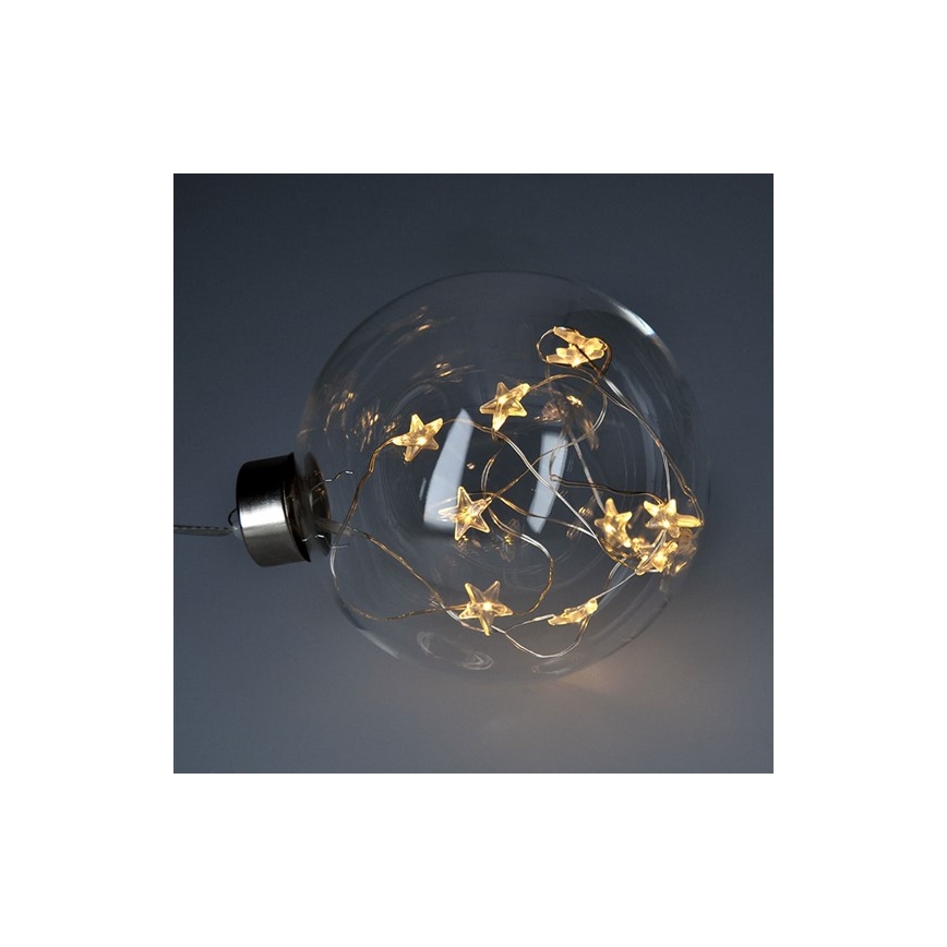 LED Коледна koule 10xLED/2xAA