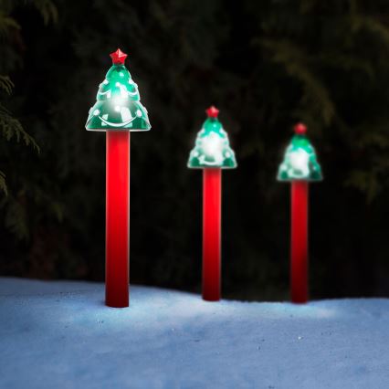 LED Коледна соларна лампа LED/1,2V IP44 елха