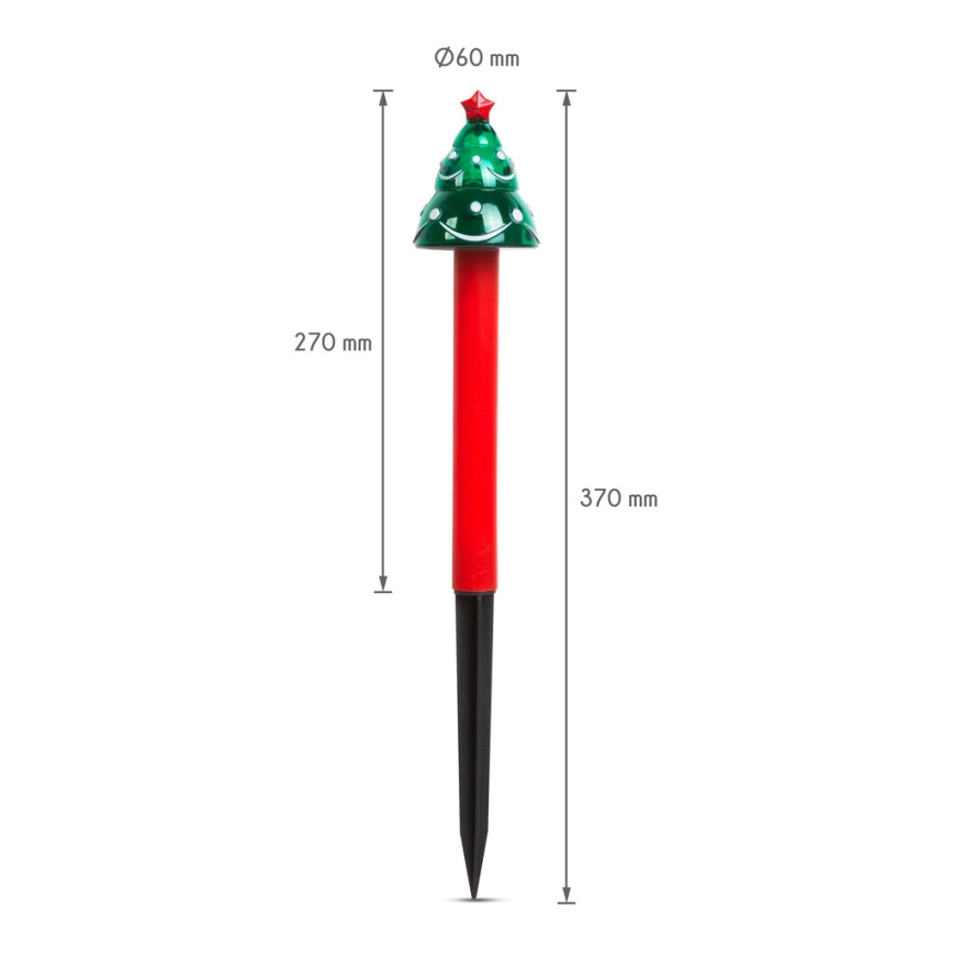 LED Коледна соларна лампа LED/1,2V IP44 елха