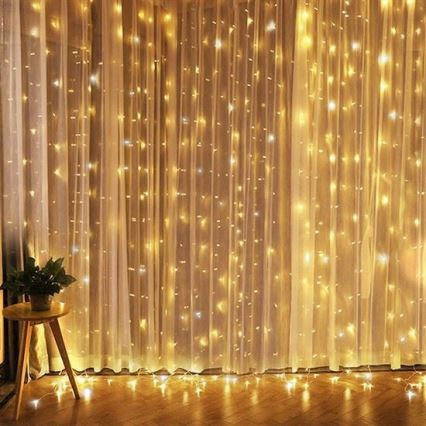 LED Коледна светлинна завеса LED/3xAA