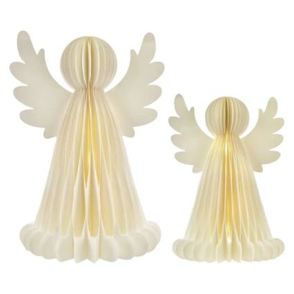 LED Коледна украса 20xLED/6xAA ангели