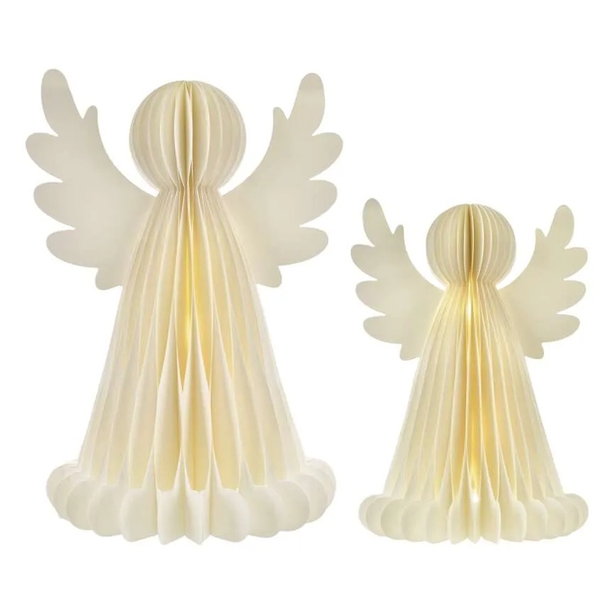 LED Коледна украса 20xLED/6xAA ангели