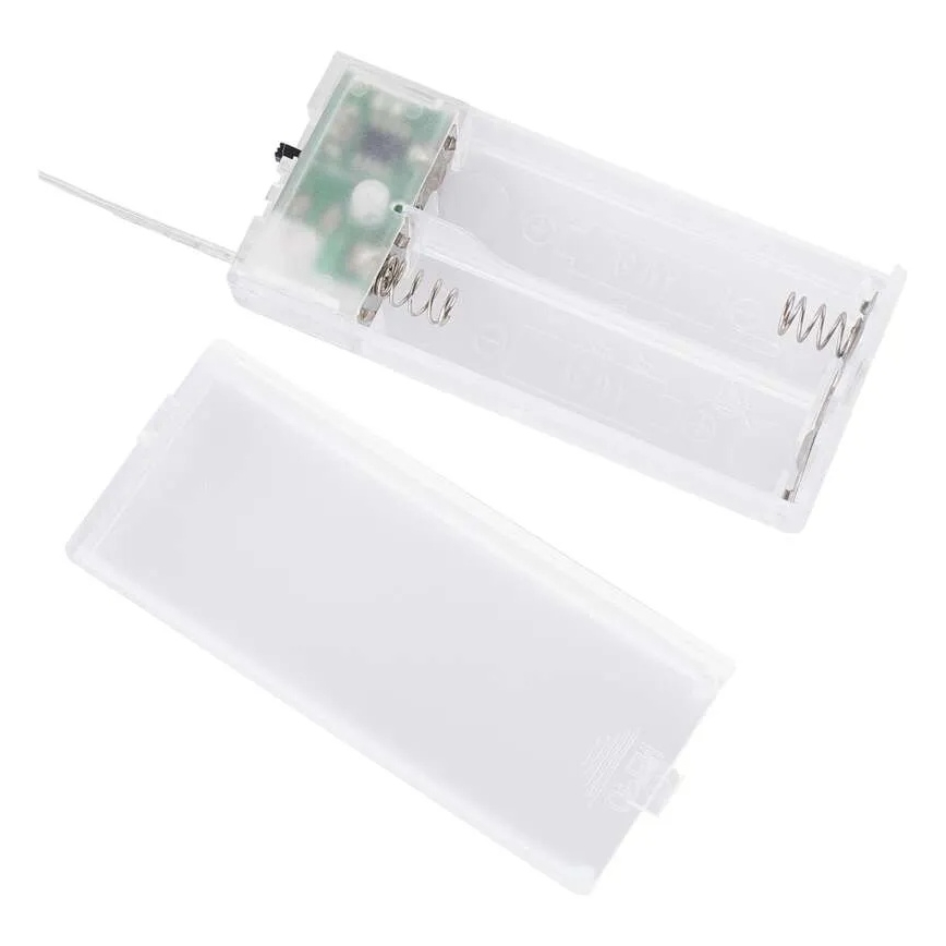 LED коледна украса 40xLED/2xAA топла бяла град