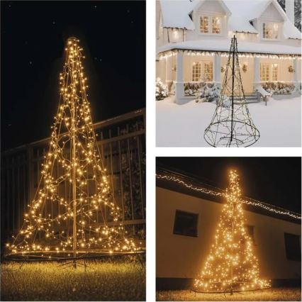 LED коледна украса 480xLED/230V IP44 180 cm