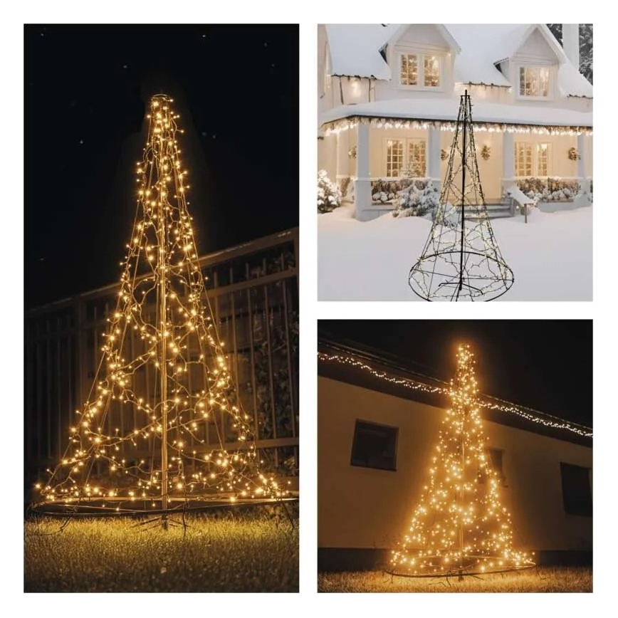 LED коледна украса 480xLED/230V IP44 180 cm