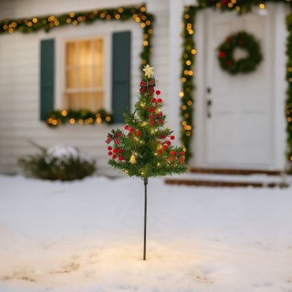 LED коледна украса LED/1W/230V 75 cm IP44 зелена