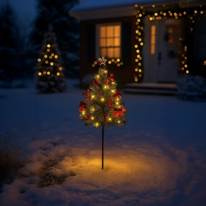 LED коледна украса LED/1W/230V 75 cm IP44 зелена