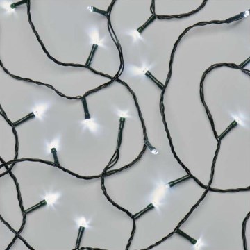 LED коледна външна гирлянда 120xLED/17m IP44 студено бяло