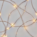 LED коледна външна гирлянда 40xLED/9m IP44 топла бяла